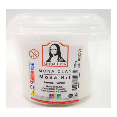 Südor Mona Clay Modelleme Kili 500gr. Beyaz - 1