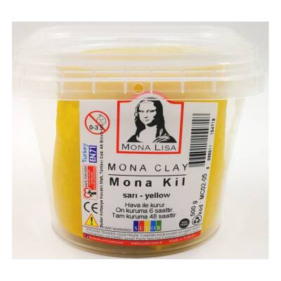 Südor Mona Clay Modelleme Kili 500gr. Sarı - 1