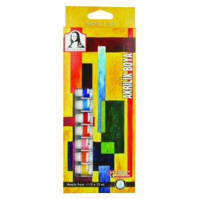 Südor Mona Lisa Akrilik Boya 12 Renk x 12 ml. Tüp - 1