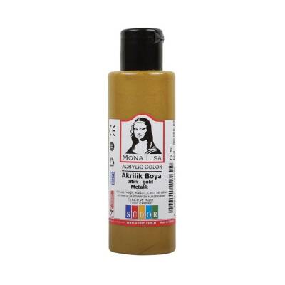 Südor Mona Lisa Akrilik Boya 70 ml Metalik Altın - 1