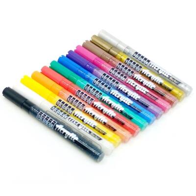 Südor Mona Lisa Akrilik Marker 12 Renk 3 mm - 1