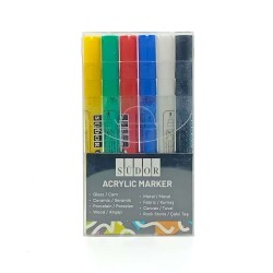 Südor Mona Lisa Akrilik Marker 6 Renk 3 mm - 2