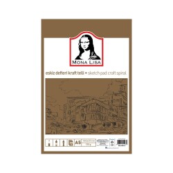 Südor Mona Lisa Eskiz Defteri Kraft Telli A5 120 gr 50 yp - 1