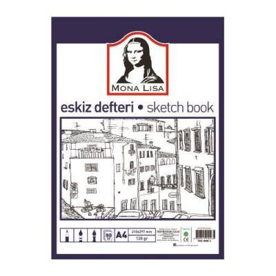 Südor Mona Lisa Eskiz Defteri (Sketch Book) A4 120 gr. 50 yp. - 1