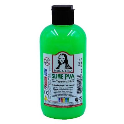 Südor Mona Lisa Slime Jeli 250 ml. Fosforlu Yeşil - 1
