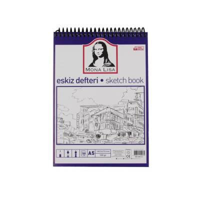Südor Mona Lisa Telli Eskiz Defteri (Sketch Book) A5 120 gr. 50 yp. - 1