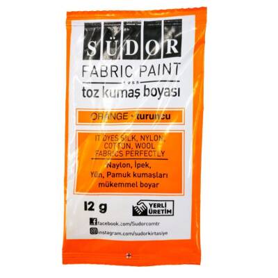 Südor Toz Kumaş Boyası Turuncu - 1