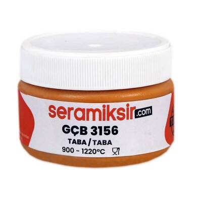 Superior Sır Altı Dekor Boyası (Çini, Seramik, Porselen) GÇB 3156 Taba 50 gr - 2
