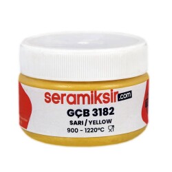 Superior Sır Altı Dekor Boyası (Çini, Seramik, Porselen) GÇB 3182 Sarı 50 gr - 2