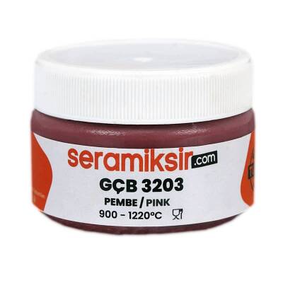 Superior Sır Altı Dekor Boyası (Çini, Seramik, Porselen) GÇB 3203 Pembe 50 gr - 2