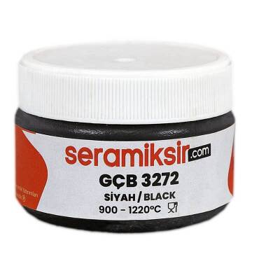 Superior Sır Altı Dekor Boyası (Çini, Seramik, Porselen) GÇB 3272 Siyah 50 gr - 2