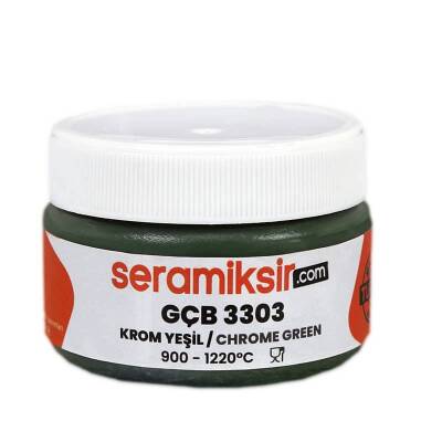 Superior Sır Altı Dekor Boyası (Çini, Seramik, Porselen) GÇB 3303 Krom Yeşil 50 gr - 2