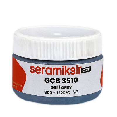 Superior Sır Altı Dekor Boyası (Çini, Seramik, Porselen) GÇB 3510 Gri 50 gr - 2