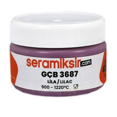 Superior Sır Altı Dekor Boyası (Çini, Seramik, Porselen) GÇB 3687 Lila 50 gr - 2