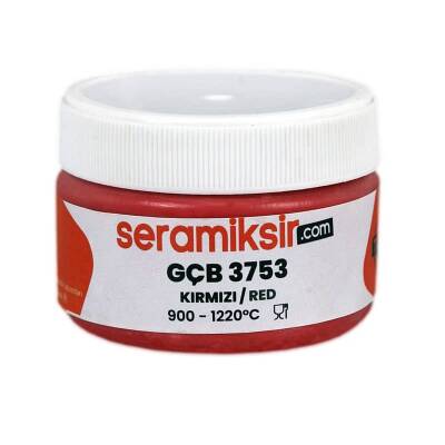 Superior Sır Altı Dekor Boyası (Çini, Seramik, Porselen) GÇB 3753 Kırmızı 50 gr - 2