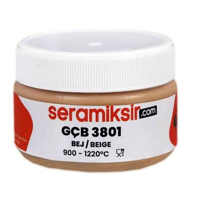 Superior Sır Altı Dekor Boyası (Çini, Seramik, Porselen) GÇB 3801 Bej 50 gr - 2
