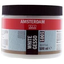 Talens Amsterdam Acrylic Beyaz Gesso 001 500 ml. - 1