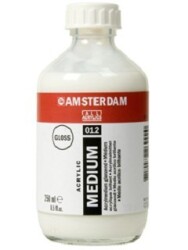 Talens Amsterdam Acrylic Medium Gloss 012 Parlak Akrilik Boya Medyumu 250 ml. - 1