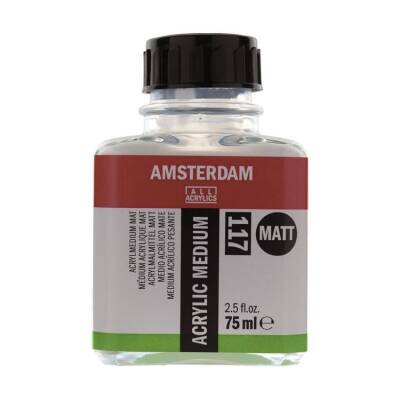 Talens Amsterdam Acrylic Medium Matt 117 Mat Akrilik Boya Medyumu 75 ml - 1