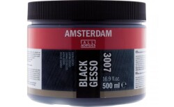 Talens Amsterdam Acrylic Siyah Gesso 002 500 ml. - 1