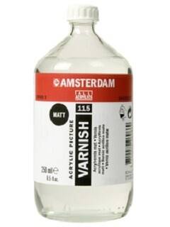 Talens Amsterdam Acrylic Varnish Matt 115 Mat Akrilik Boya Verniği 1000 ml. - 1
