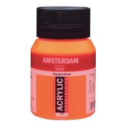 Talens Amsterdam Akrilik Boya 500 ml. 257 Reflex Orange - 1