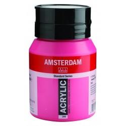 Talens Amsterdam Akrilik Boya 500 ml. 366 Quinacridone Rose - 1