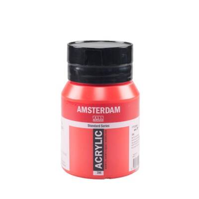 Talens Amsterdam Akrilik Boya 500 ml. 396 Naphtol Red Medium - 1