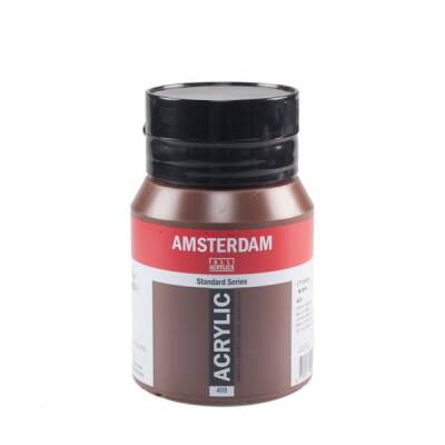 Talens Amsterdam Akrilik Boya 500 ml. 409 Burnt Umber - 1