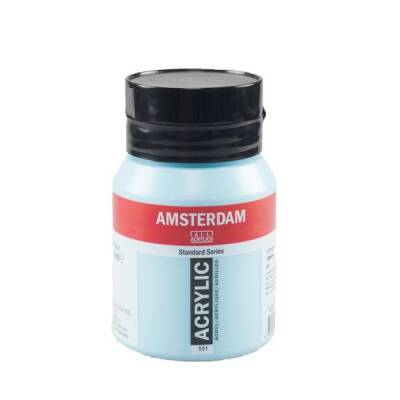 Talens Amsterdam Akrilik Boya 500 ml. 551 Sky Blue Light - 1