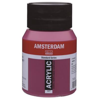 Talens Amsterdam Akrilik Boya 500 ml. 567 Permanent Red Violet - 1