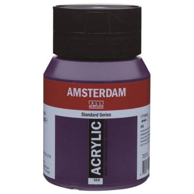Talens Amsterdam Akrilik Boya 500 ml. 568 Permanent Blue Violet - 1