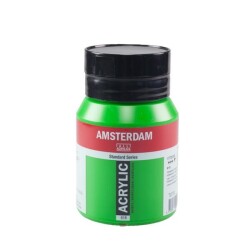 Talens Amsterdam Akrilik Boya 500 ml. 618 Permanent Green Light - 1