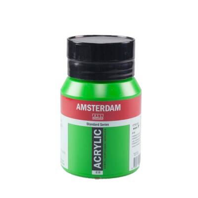 Talens Amsterdam Akrilik Boya 500 ml. 618 Permanent Green Light - 1