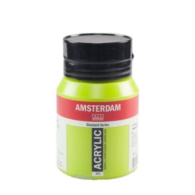 Talens Amsterdam Akrilik Boya 500 ml. 621 Olive Green Light - 1