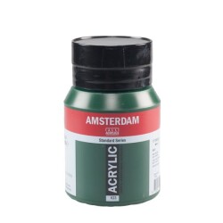 Talens Amsterdam Akrilik Boya 500 ml. 623 Sap Green - 1