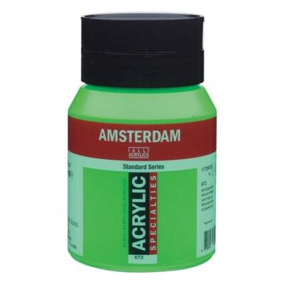 Talens Amsterdam Akrilik Boya 500 ml. 672 Reflex Green - 1
