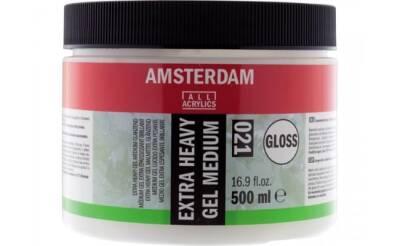 Talens Amsterdam Extra Heavy Gel Medium Gloss 021 Extra Kuvvetli Jel Medyum Parlak 500 ml - 1