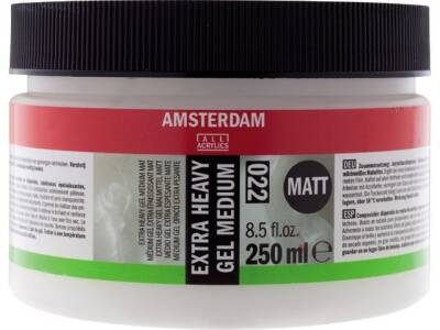 Talens Amsterdam Extra Heavy Gel Medium Matt 022 Extra Kuvvetli Jel Medyum Mat 250 ml - 1