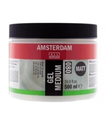 Talens Amsterdam Gel Medium Matt 080 Mat Jel Medyum 500 ml. - 1