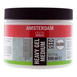 Talens Amsterdam Heavy Gel Medium Gloss 015 Kuvvetli Jel Medyum Parlak 500 ml - 1