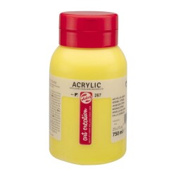Talens Art Creation Akrilik Boya 750 ml. 267 Azo Yellow Lemon - 1