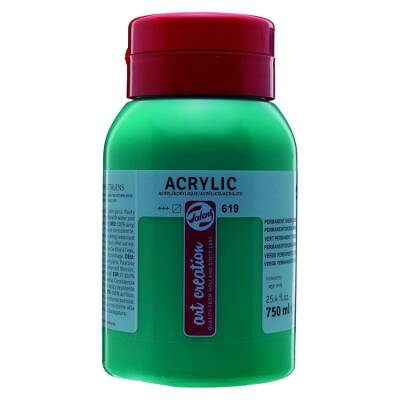Talens Art Creation Akrilik Boya 750 ml. 619 Permanent Green Deep - 1