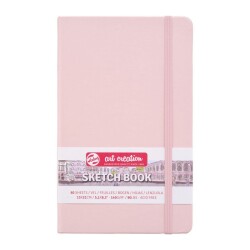 Talens Art Creation Sketchbook Sert Kapak Eskiz Defteri 140 gr 13x21 cm 80 yp PEMBE - 1