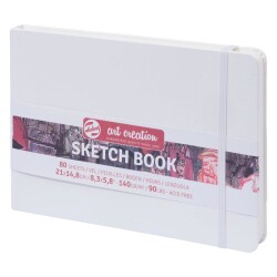 Talens Art Creation Sketchbook Sert Kapak Eskiz Defteri 140 gr 21x14,8 cm 80 yp BEYAZ - 1