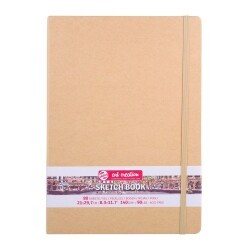 Talens Art Creation Sketchbook Sert Kapak Eskiz Defteri 140 gr 21x29,7 cm 80 yp KRAFT - 1