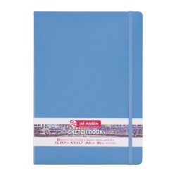 Talens Art Creation Sketchbook Sert Kapak Eskiz Defteri 140 gr 21x29,7 cm 80 yp MAVİ - 1