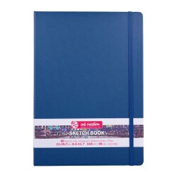 Talens Art Creation Sketchbook Sert Kapak Eskiz Defteri 140 gr 21x29,7 cm 80 yp NAVY BLUE - 1
