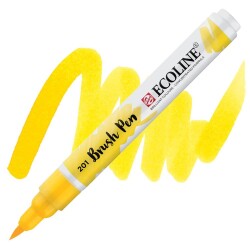 Talens Ecoline Brush Pen Fırça Uçlu Kalem 201 Light Yellow - 1