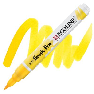 Talens Ecoline Brush Pen Fırça Uçlu Kalem 201 Light Yellow - 1